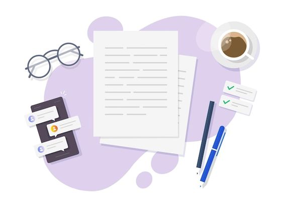 A picture of a resume.